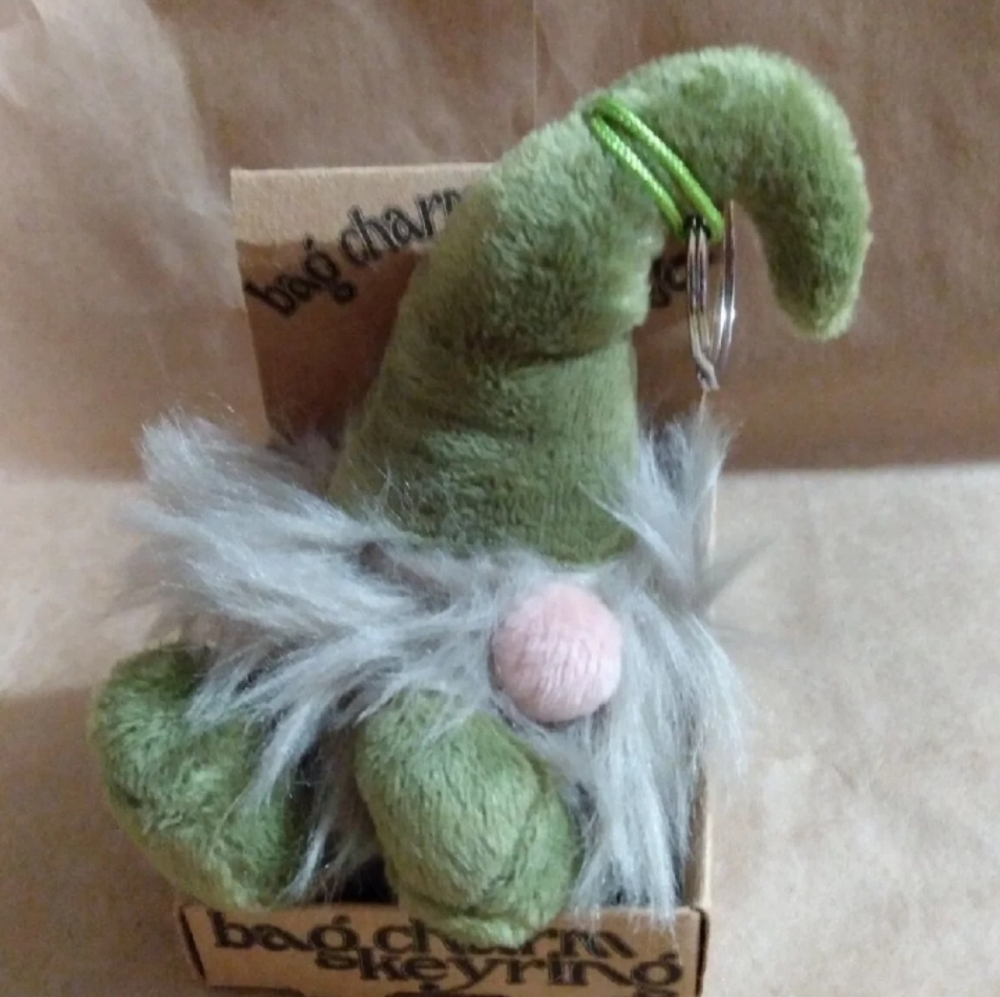 Cute fuzzy Nome Keychain